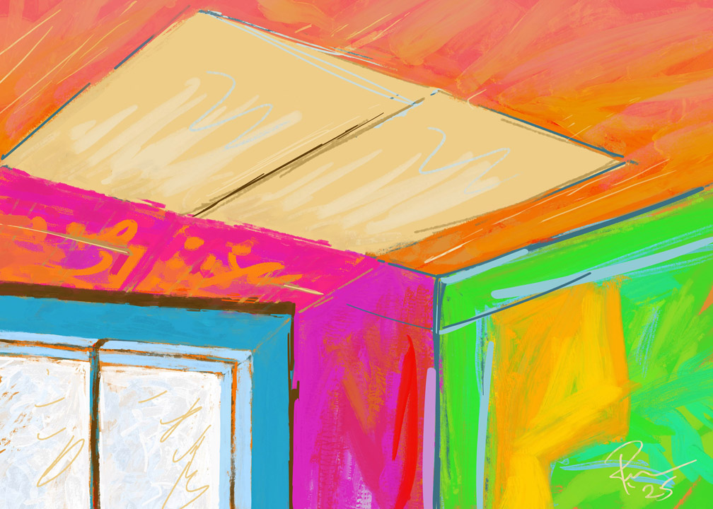 Ease My Worried Mind - russNFT digital artwork